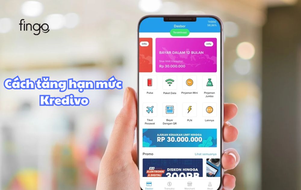 Cách tăng hạn mức Kredivo