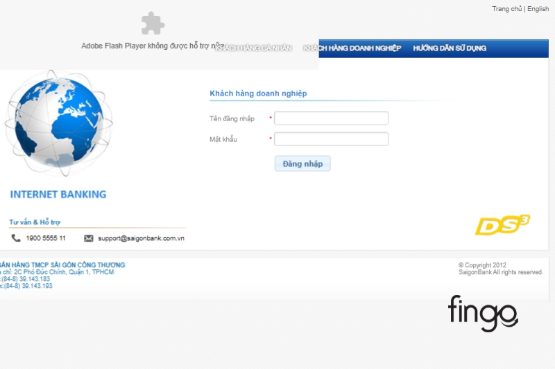 Cách đăng ký Internet Banking SaigonBank