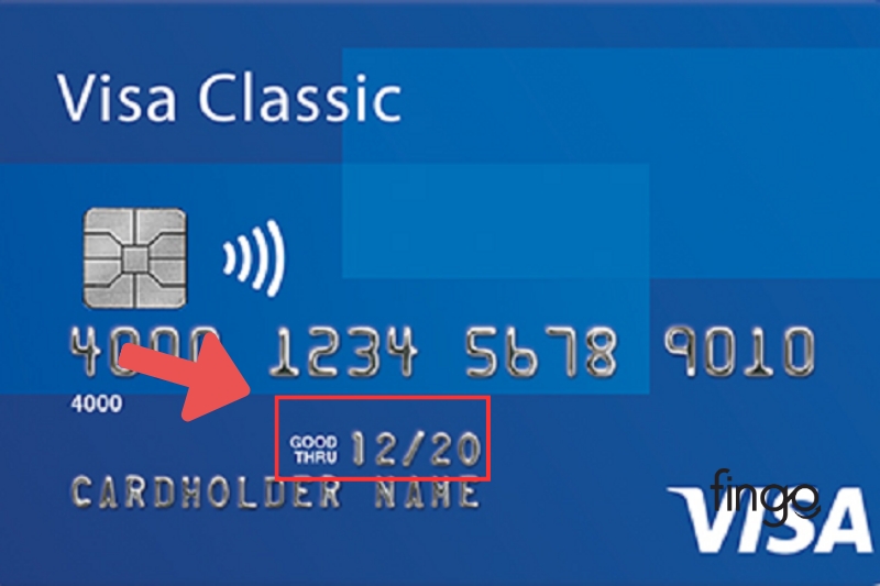 Kiểm tra ngày hết hạn trên thẻ Visa