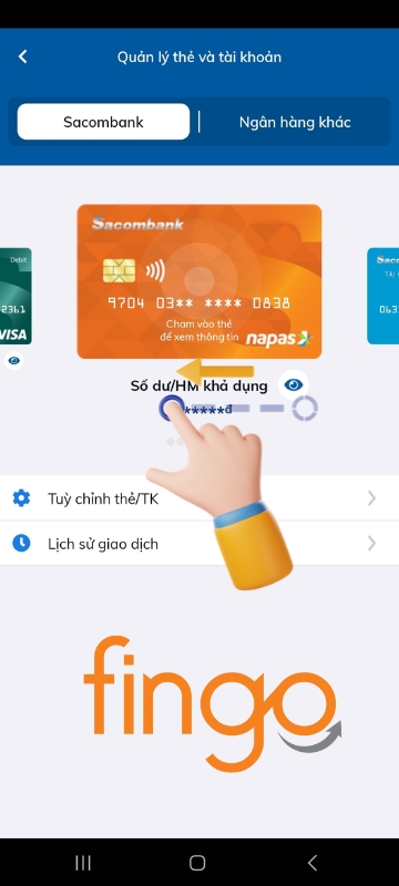 Chạm vào để kiểm tra.