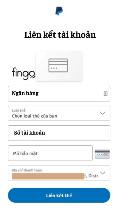 Liên kết Paypal với tài khoản Vietcombank