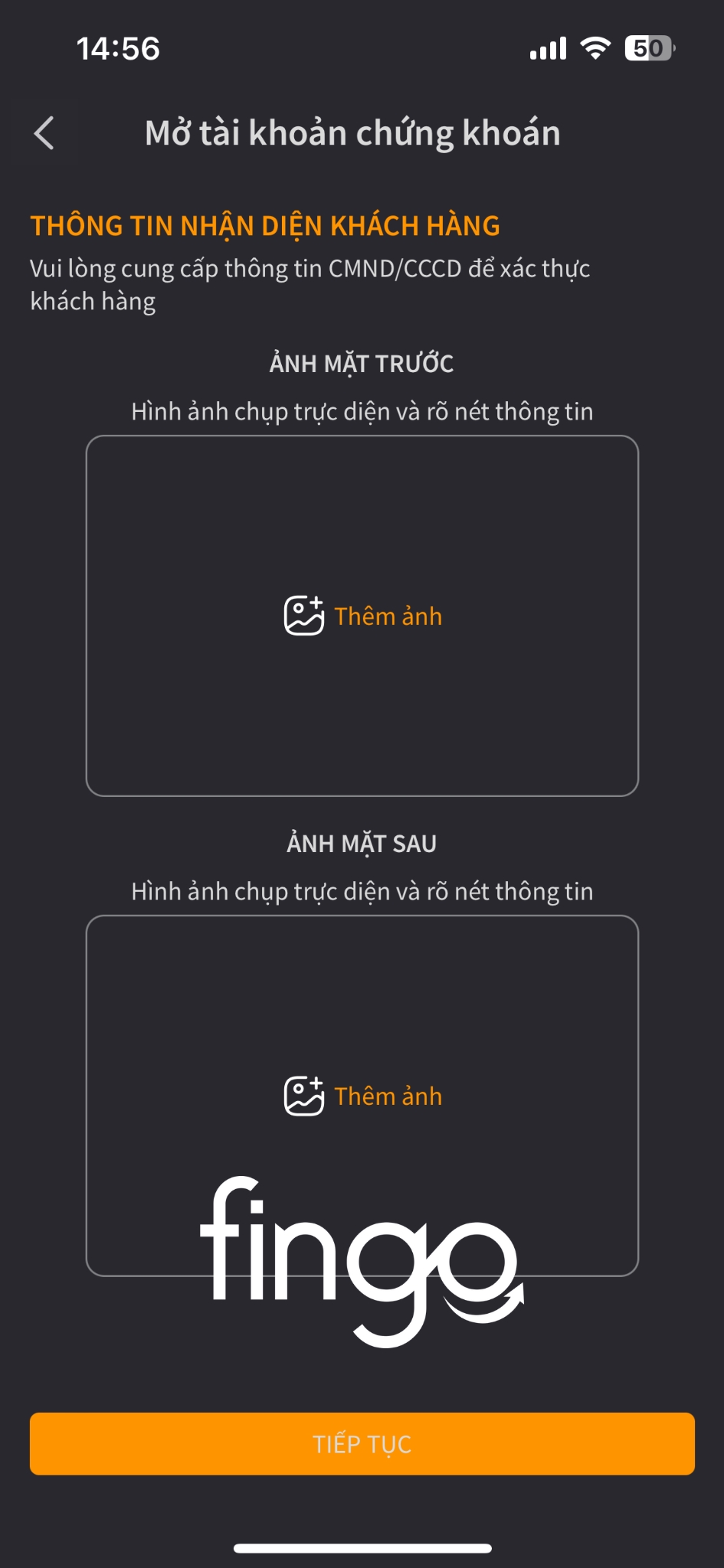 Cách mở tài khoản chứng khoán VNDirect bước 4