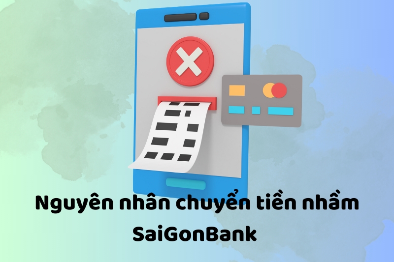 Một số nguyên nhân chuyển tiền nhầm SaiGonBank