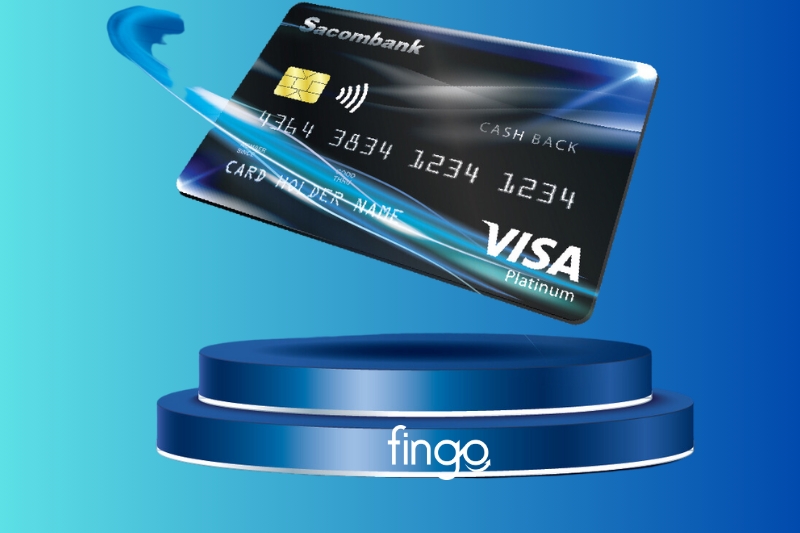 Thẻ tín dụng quốc tế Sacombank Visa Platinum Cashback.
