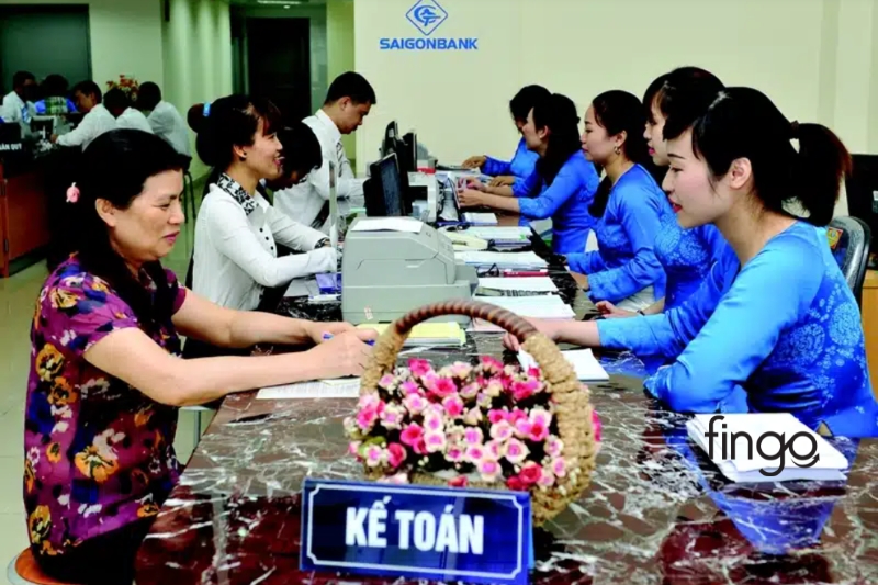 Sao kê lịch sử giao dịch SaiGonBank trực tiếp tại quầy giao dịch của ngân hàng