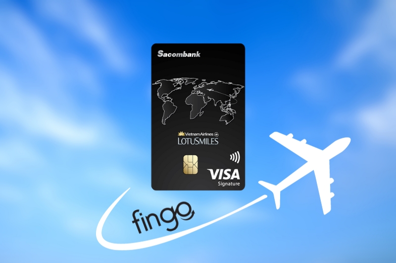 Thẻ tín dụng Sacombank Vietnam Airlines Visa Signature.
