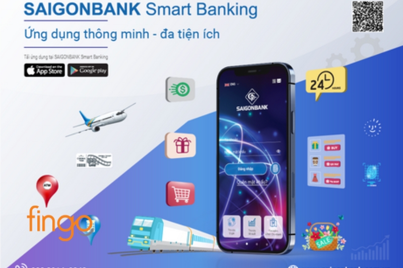 Các tính năng của ứng dụng SAIGONBANK Smart Banking