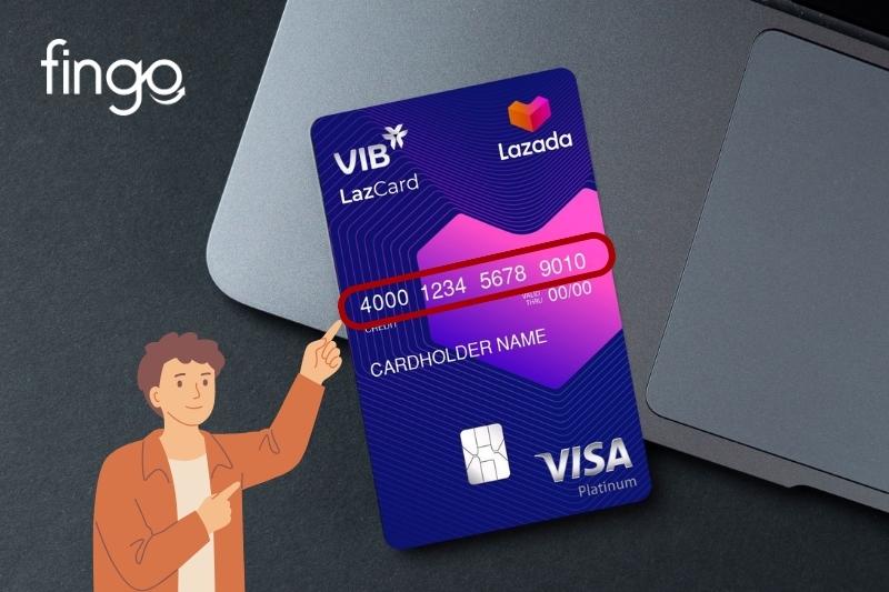 Số thẻ VIB được in trên thẻ ATM