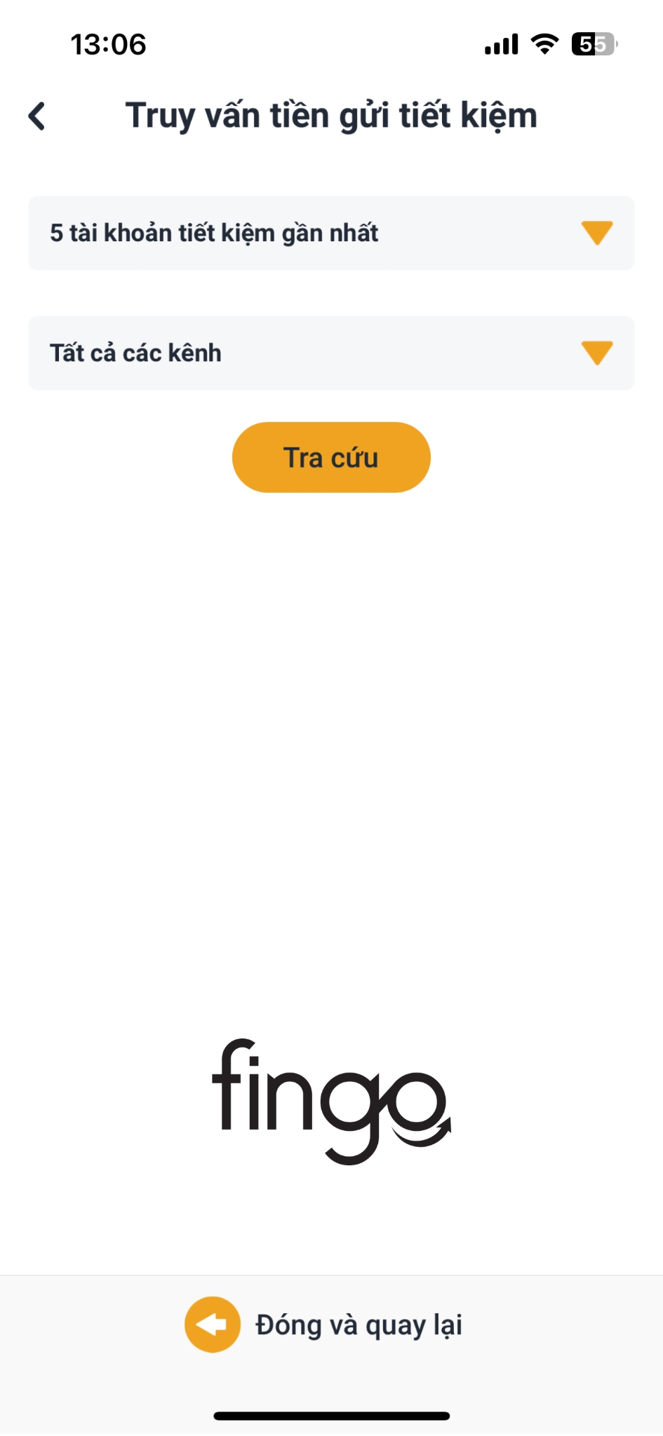Tra cứu sổ tiết kiệm LPBank online bước 3