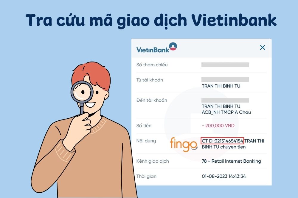 Hướng đẫn tra cứu mã giao dịch Vietinbank