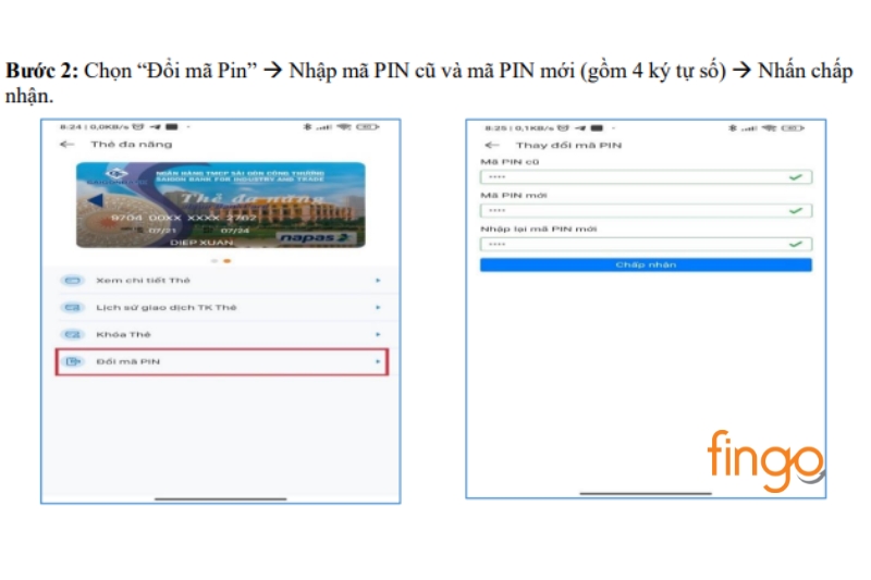 Nhập mã PIN mới