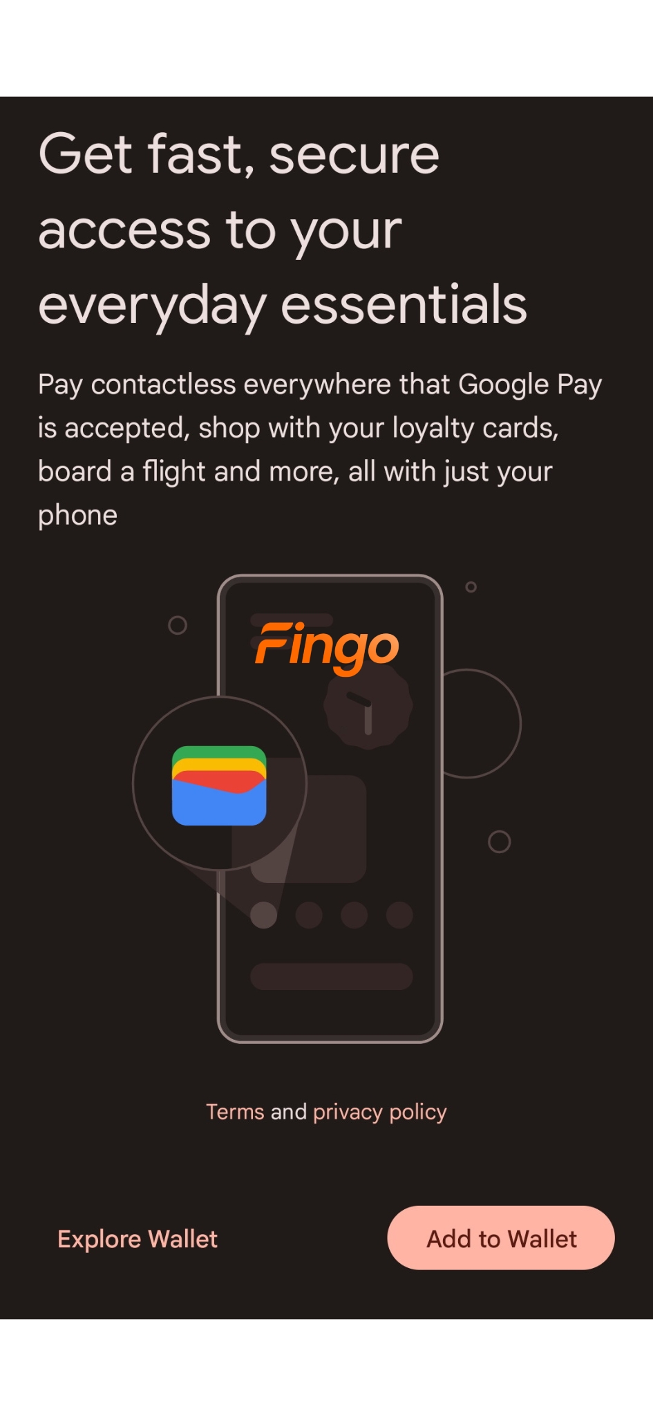 Cách cài đặt Google Wallet bước 1