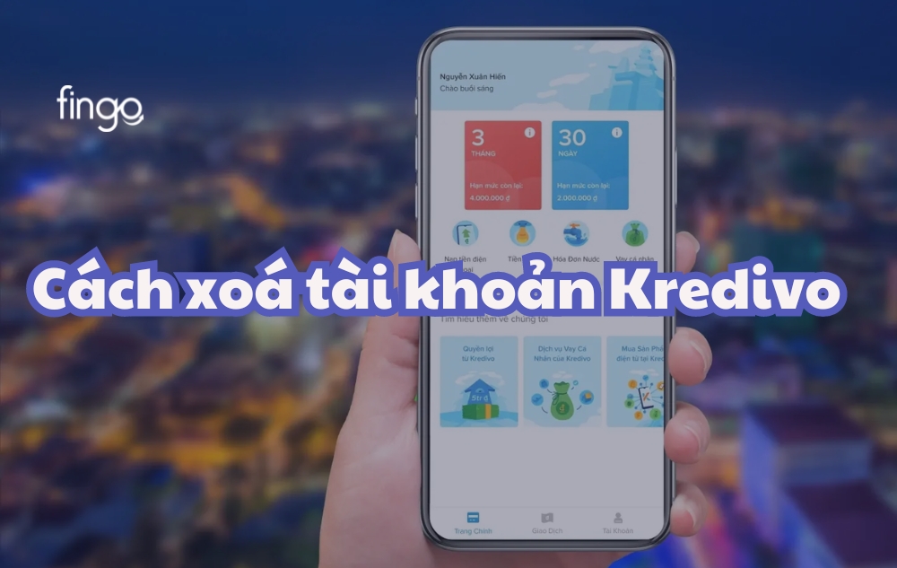 Cách xóa tài khoản Kredivo
