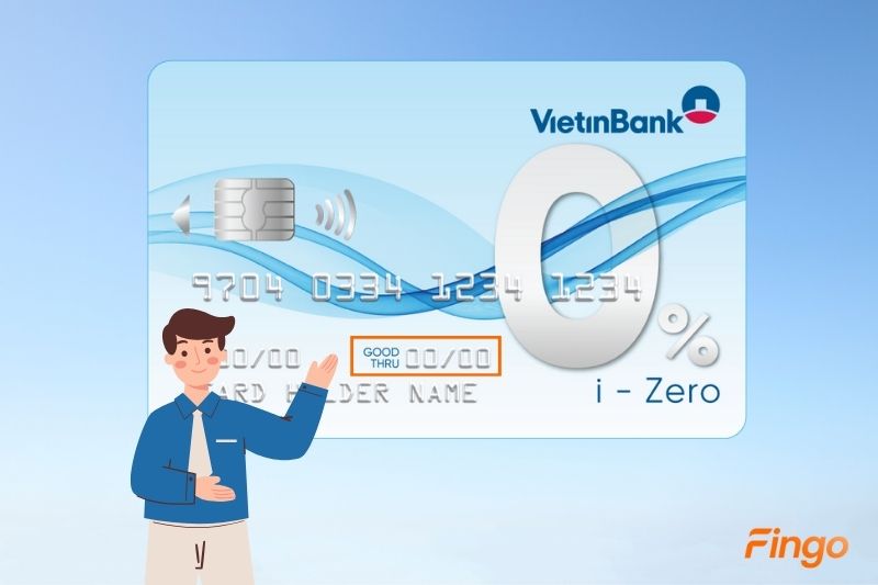 Kiểm tra ngày hết hạn thẻ Vietinbank trực tiếp trên thẻ