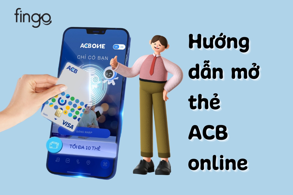 Hướng dẫn mở thẻ ACB online