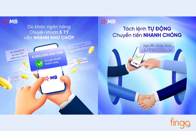 Tách lệnh tự động là cách giúp chủ tài khoản thực hiện chuyển tiền nhanh với số tiền lên đế