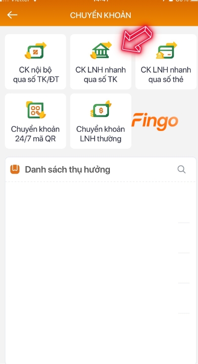 Chuyển khoản liên ngân hàng