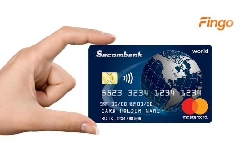 Thẻ tín dụng quốc tế Sacombank Mastercard World.