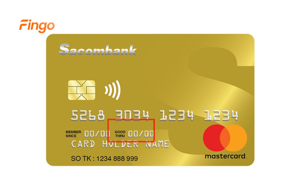 Thời hạn sử dụng thẻ tín dụng Sacombank