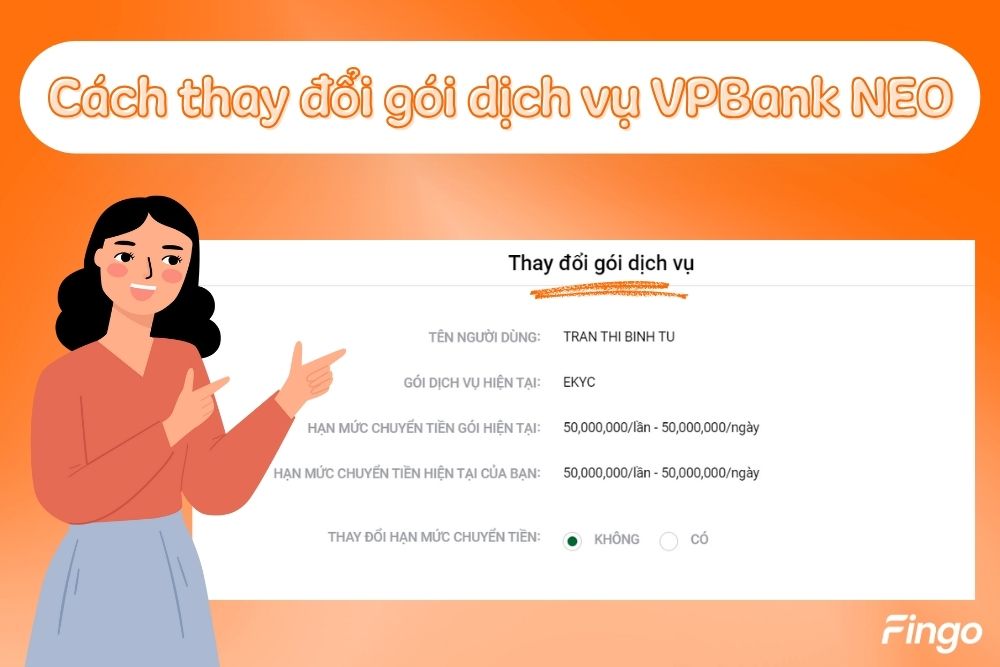 2 cách nâng cấp gói dịch vụ VPBank Online 100% thành công