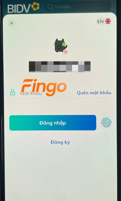 Chọn Đăng nhập. Màn hình lúc này sẽ hiển thị popup đăng nhập như hình.