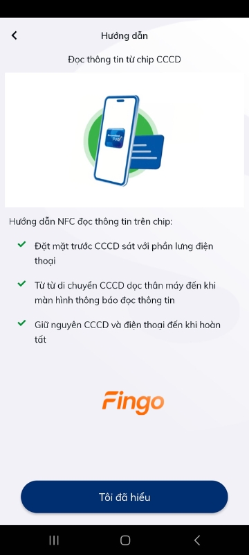 NFC thông tin chip.