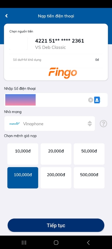 Nhập thông tin