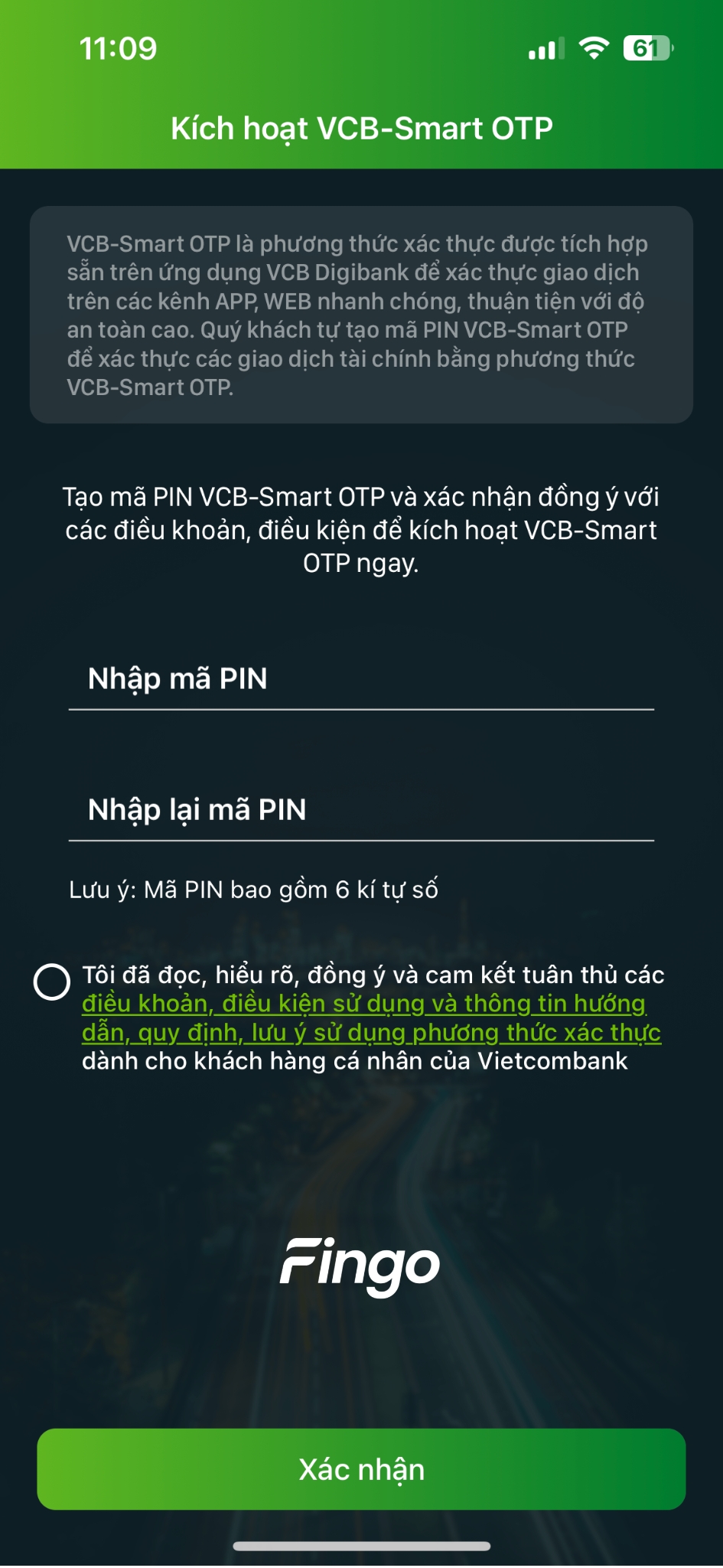 Cách đăng xuất tài khoản trên App Vietcombank để đăng nhập tài khoản khác bước 4