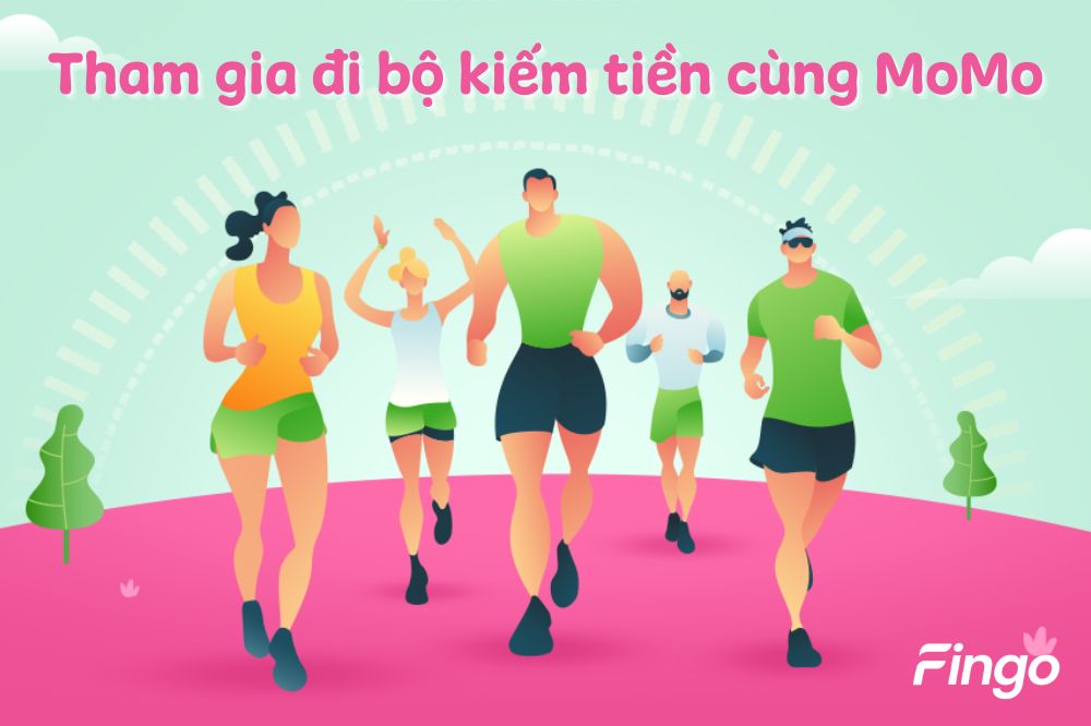 Tham gia đi bộ cùng MoMo - Đồng bộ bước chân nhận Heo đất