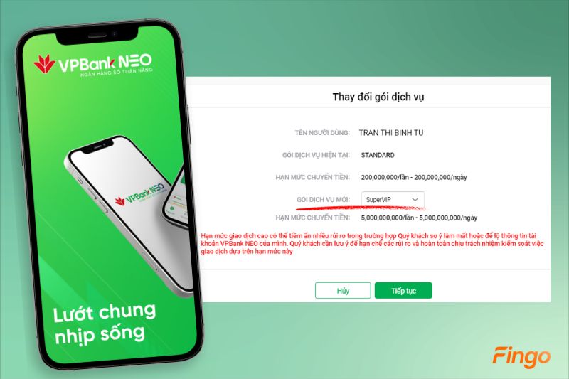 Vì sao bạn cần phải thay đổi gói dịch vụ VPBank NEO?