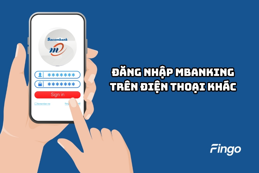 Cách đăng nhập Sacombank mBanking trên điện thoại khác
