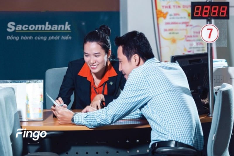Cách nộp tiền bảo hiểm xã hội qua Sacombank trực tiếp tại quầy giao dịch