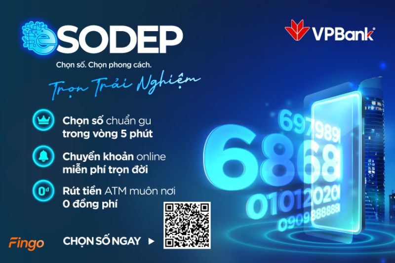 Tài khoản thanh toán số đẹp VPBank