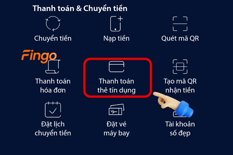 Thanh toán dư nợ thẻ tín dụng Bản Việt qua digimi