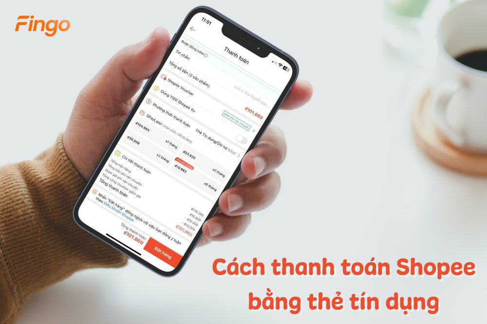 Cách thanh toán Shopee bằng thẻ tín dụng đơn giản, nhanh chóng