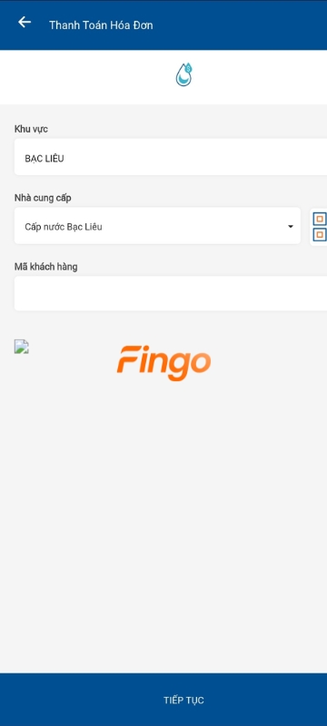 Thực hiện điền các thông tin 