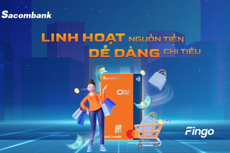 Tiện ích thẻ tích hợp Sacombank Mastercard Only One