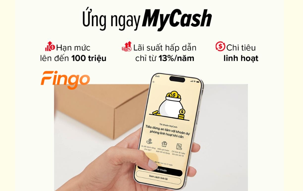 Tiện ích khi ứng tiền MyCash Techcombank