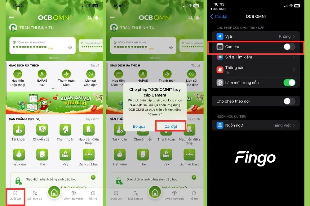 Thanh toán bằng cách sử dụng mã QR của bạn