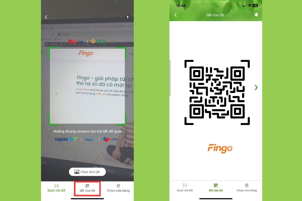 Thanh toán hóa đơn bằng cách sử dụng mã QR của bạn