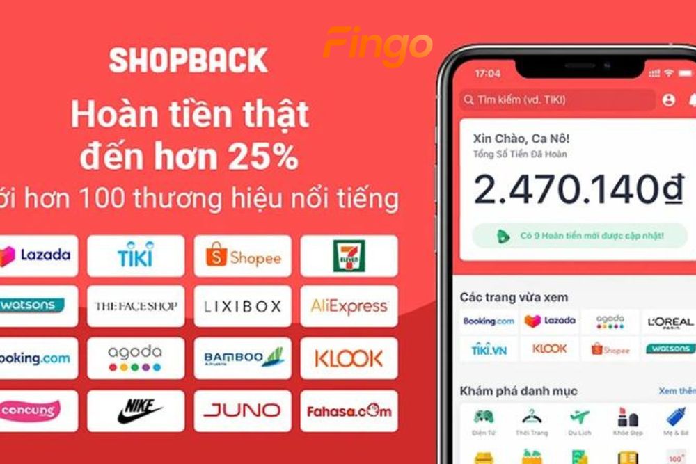 shopback app mua sắm hoàn tiền