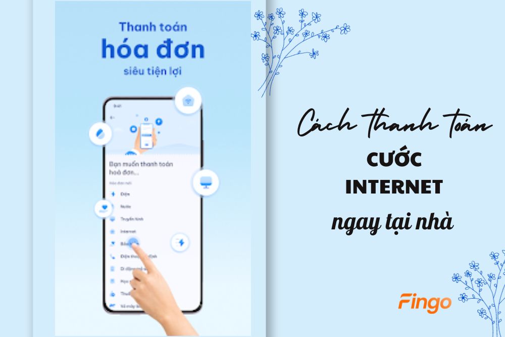 Cách thanh toán cước Internet qua NCB iziMobile ngay tại nhà