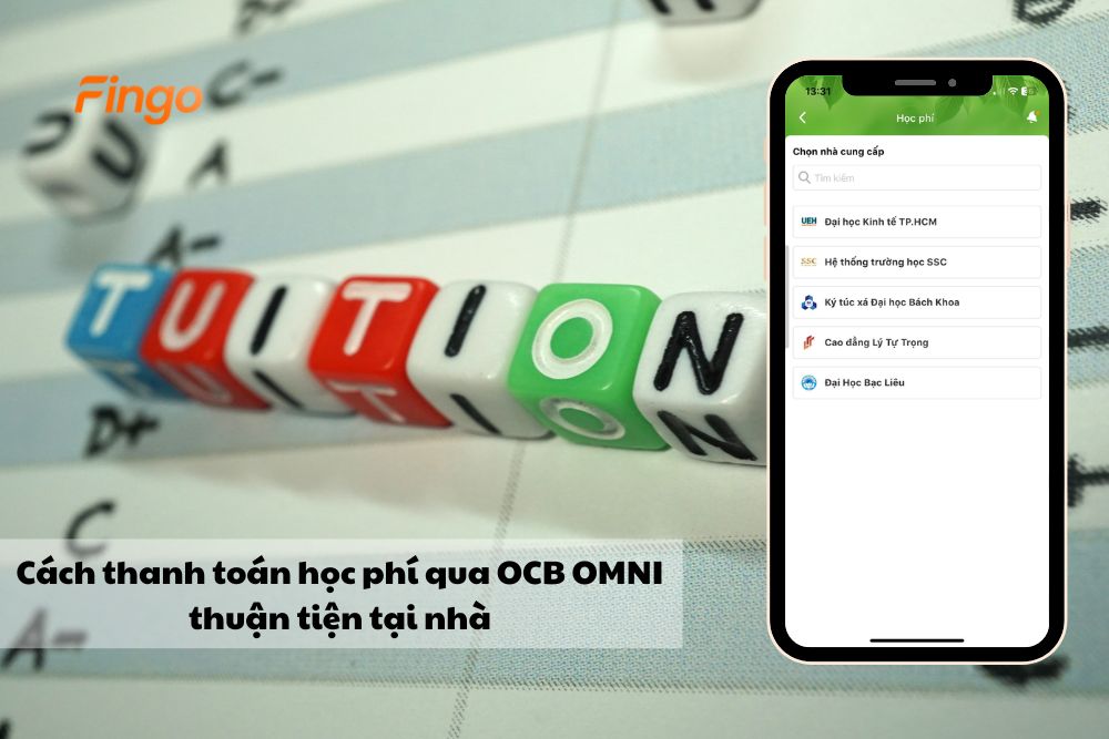 Cách thanh toán học phí qua OCB OMNI thuận tiện tại nhà