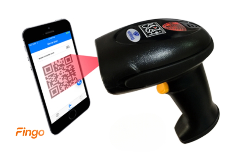 Thanh toán bằng mã QR Woori Bank qua máy quét mã QR Code