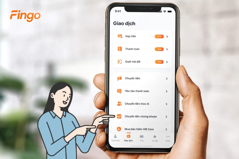 Chuyển tiền chứng khoán từ ngân hàng VIB là gì?