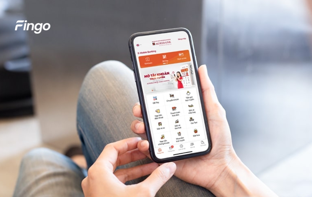 Ngân hàng Agribank hoặc ngân hàng nhận tiền đang bảo trì