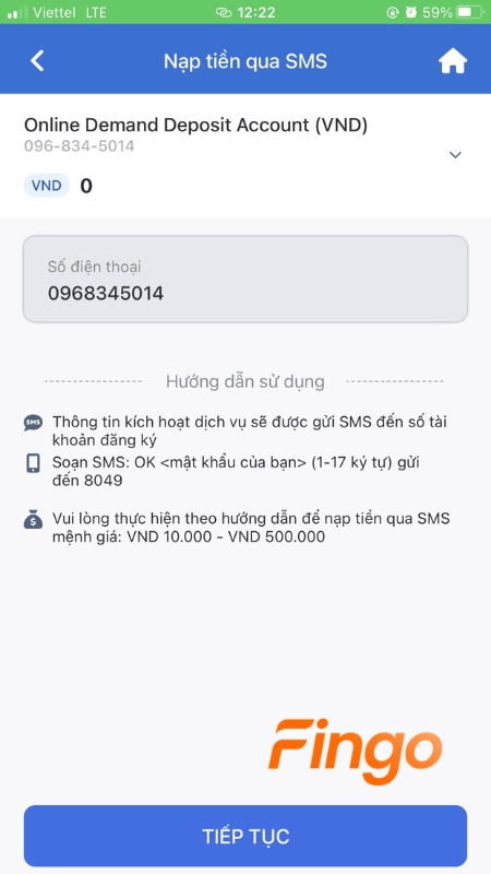 Kích hoạt dịch vụ