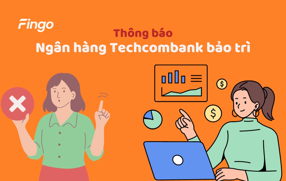 Ngân hàng Techcombank hoặc ngân hàng nhận tiền đang bảo trì