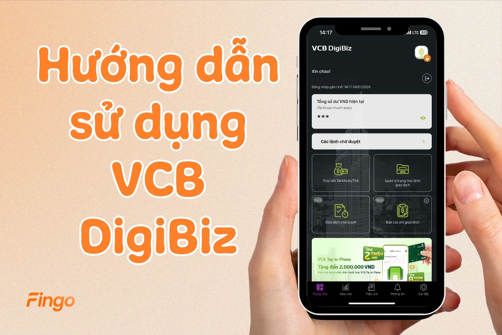 Hướng dẫn sử dụng VCB DigiBiz từng bước chi tiết