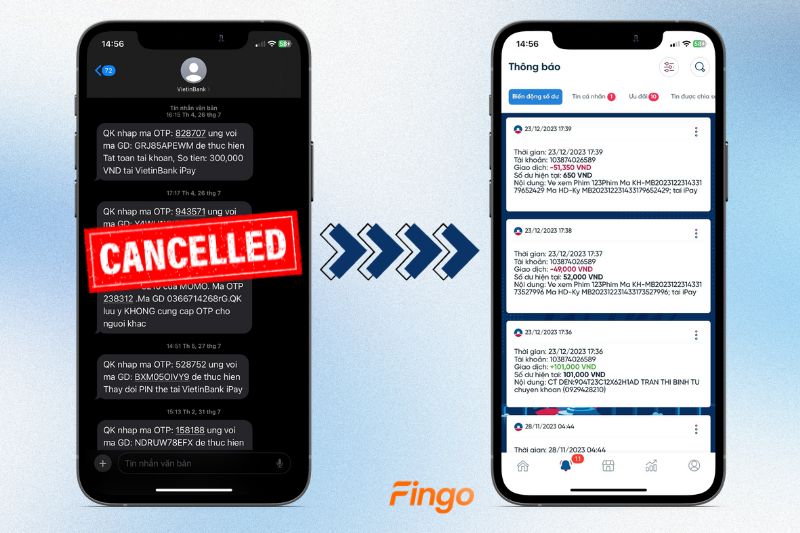 Vì sao khách hàng nên hủy dịch vụ SMS Banking Vietinbank?